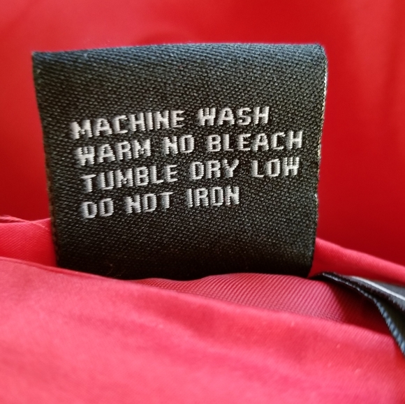 FUDA Vintage Reversable Silk Zip Up Hooded Red Jacket Sz M - Picture 13 of 13